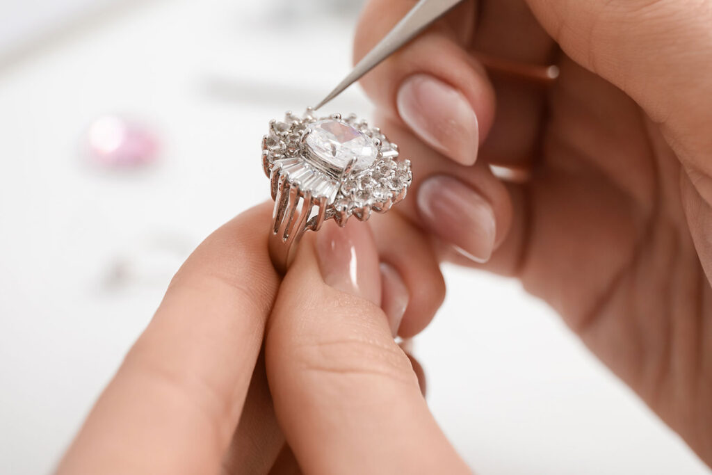 repairing diamond ring